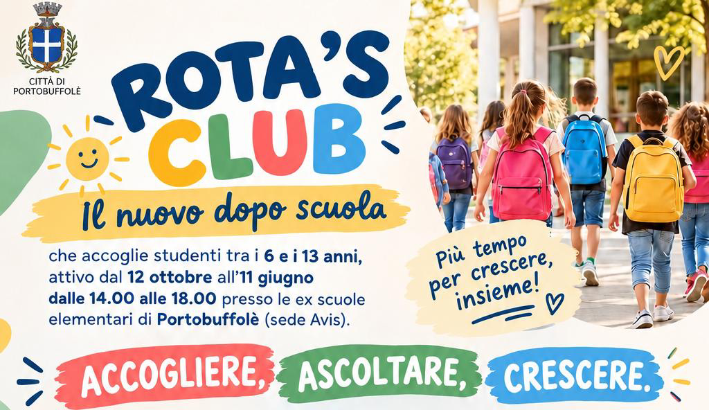 Rota's club 2026-27 Il Borgo del piccolo esploratore 2026